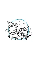Peppa Pig kleurplaat 37